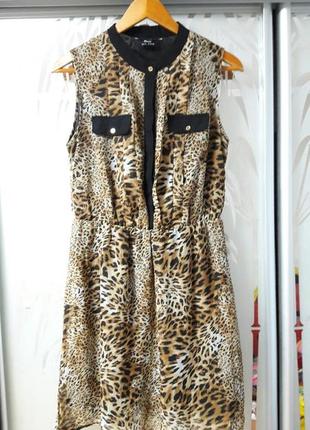 Платье леопардовый принт max3 фото