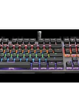 Бу профессиональная механическая игровая rgb клавиатура trust gxt 865 asta (tr22630)