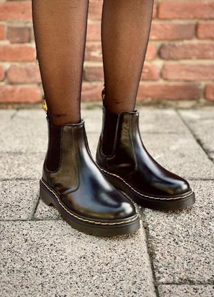 Ботинки dr. martens chelsea black черевики