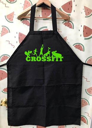 Фа000195	фартук с принтом "crossfit (спорт)"