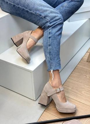 Туфли женские на платформе