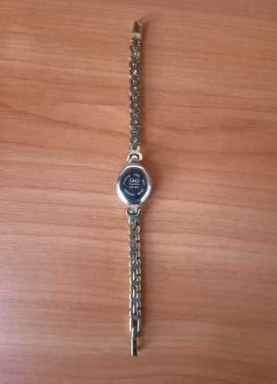 Позолочені наручний годинник3 фото