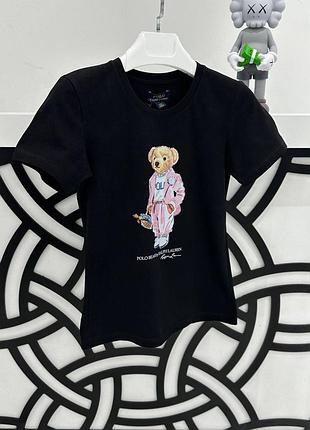 Женская футболка polo ralph lauren/ стильная женская футболка polo ralph lauren