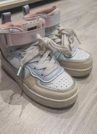 Nike air хайтопи демісезосннні боти 19 см устілка