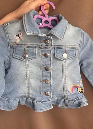 Джинсовая курточка для девочки