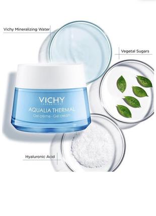 Гель-крем vichy aqualia thermal