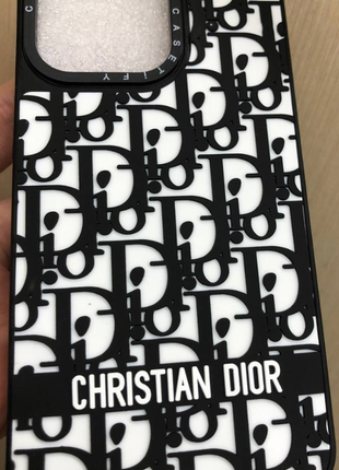 Кристиан диор чехол для iphone 14 plus брендовый на айфон 14 pro6 фото
