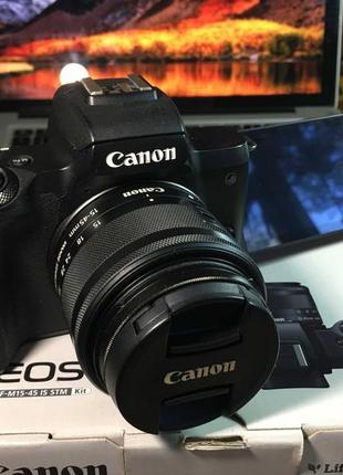 Canon eos m50 kit (розширений комплект) фотоапарат відеокамера
