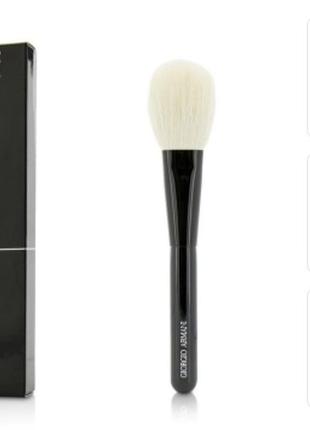 Кисть для нанесения пудры giorgio armani maestro brushes powder brush no1 из натурального козьего ворса, для идеального макияжа