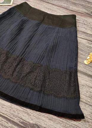 Юбка с кружевом