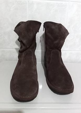 Австрийские замшевые ботинки - демисезон - paul green munchen - р. 41 - 27 см