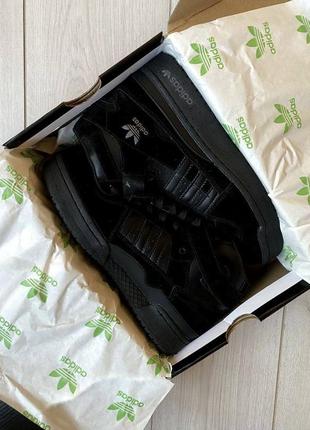 Adidas forum black suede ✅️8 фото