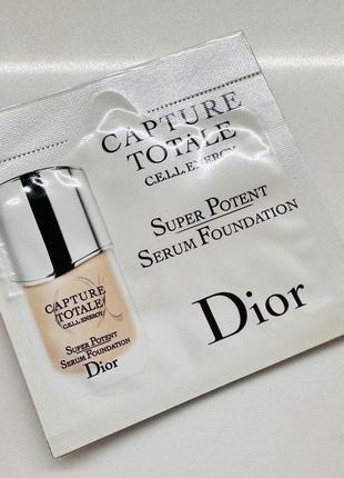 Dior capture totale anti-aging corrective serum foundation тональний крем-сироватка