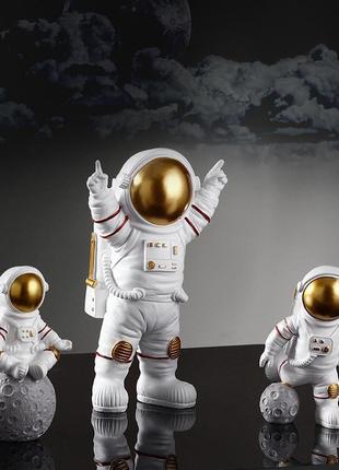Статуэтка астронавт resteq. фигурка для интерьера космонавт 10 см