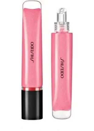 Блиск для губ shiseido shimmer gel gloss 04 — bara pink