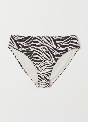 Плавки h&amp;m bikini bottoms zebra print - s