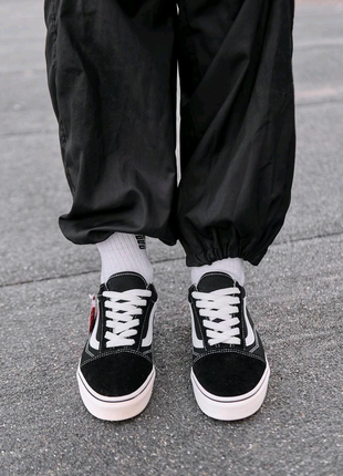 Vans old skool classic black white2 фото