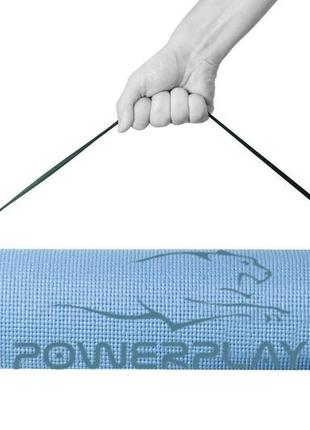 Коврик для йоги powerplay 173х61х0,6 см зеленый cl0048113
