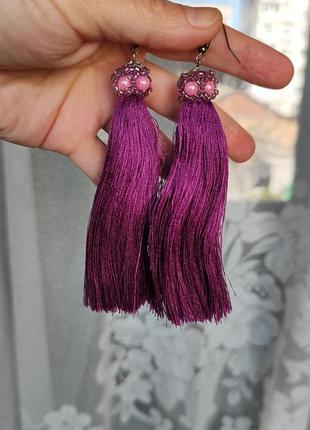 Серьги косточки