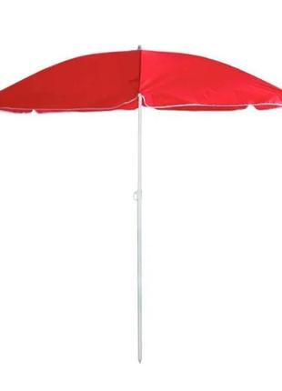 Пляжний зонт umbrella anti-uv 2 м червоний