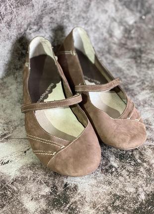 Балетки туфли 🥿  мокасины мэры джейн mary jane hush puppy flat (стелька 27 см) nubuck shoes подойдут на 40-41