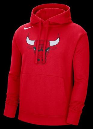 Nike nba chicago bulls fleece pullover hoodie