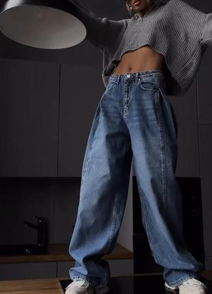 Жіночі широкі джинси baggy8 фото