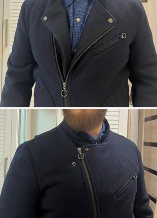Zara рр s куртка косуха из шерсти японский крой1 фото