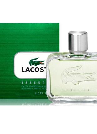 🌷чоловіча туалетна вода lacoste essential,зелена упаковка,125 мл