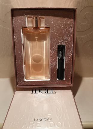 Парфумований набір lancome idole (парфумована вода, 50 мл + туш для вій, 2.5 мл)