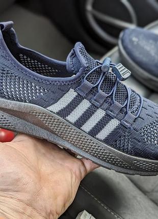 Чоловічі весняні літні туфлі, кросівки , чоловічі кросівки туфлі літні сині