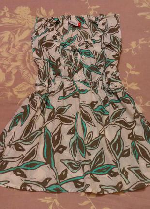 Легкая летняя рубашка- туника из хлопка