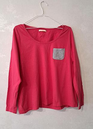 Рожева блуза котон