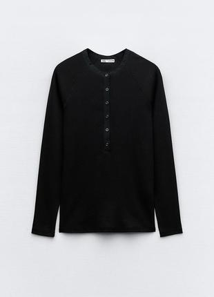 Лонг футболка zara