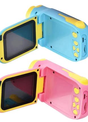Дитяча відеокамера smart kids c16, блакитна, рожева
