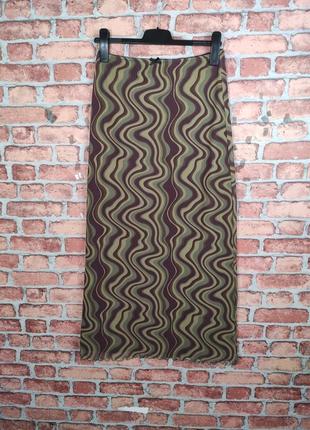 Длинная двухслойная юбка urban outfitters