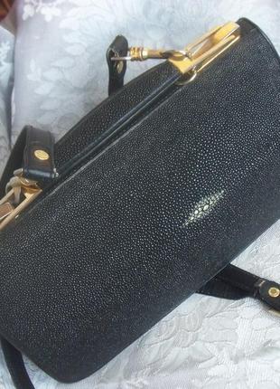 Винтажная сумочка из кожи ската m.k.s.3 фото