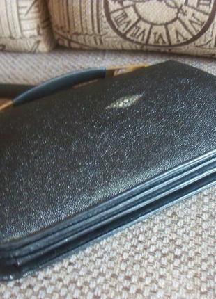 Винтажная сумочка из кожи ската m.k.s.9 фото