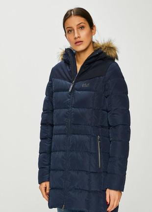 Зимний пуховик пуховое пальто парка jack wolfskin women's baffin island. оригинал