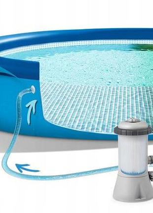 Надувний басейн із фільтрувальним насосом intex5 фото