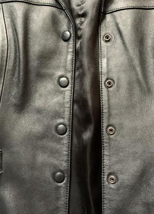 Пиджак кожаный4 фото