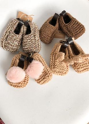 В'язання пов'язані пінетки handmade