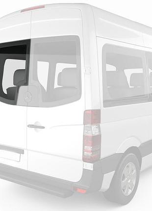 Заднее стекло vw crafter крафтер (2006-2017) левое на розпашную дверь с електрообогревом