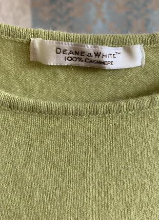 Кашемировый свитер джемпер бренда deane & white, кашемир 100 %. размер s.4 фото