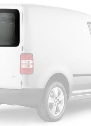 Заднее стекло vw caddy (04-) правое на розпашную дверь с електрообогревом (фольксваген кадди)