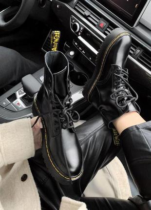 Dr.martens  jadon classic premium на платформе без меха9 фото