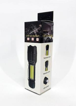 Ліхтарик із зарядкою від мережі bailong bl-29 | підствольний ліхтарик кишеньковий us-490 міні ліхтар