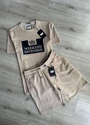 Weekend offender костюм футболка шорты уикенд