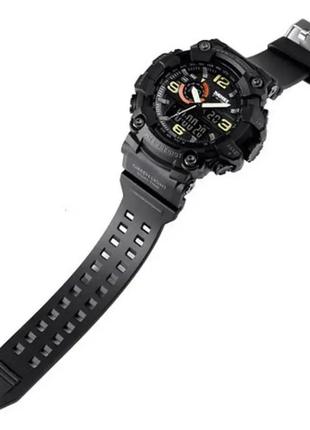Годинник армійський скмей, годинник скмей чоловічий skmei 1520bk | чоловічий тактичний годинник | my-598 фірмові спортивні3 фото