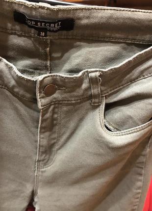 Штаны / джинсы / брюки от top secret хаки -серый3 фото